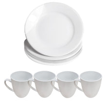Load image into Gallery viewer, 16 Piece White Porcelain Dinner Set | M&amp;W
