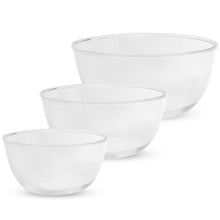 Load image into Gallery viewer, Glass Mixing Bowls - Set of 3 | M&amp;W
