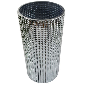 Silver Dot Glass Vase