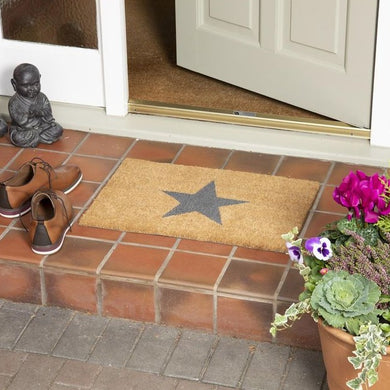 star print home door mat